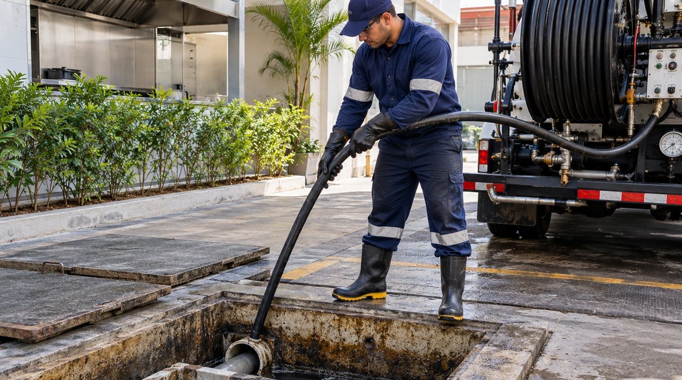 Hidrojateamento de Caixa de Gordura em Canoas‑RS