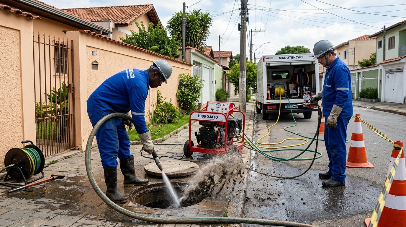 Hidrojateamento Residencial em Canoas‑RS