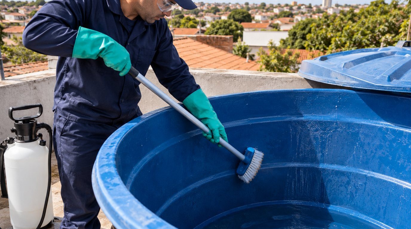 Higienização e Desinfecção da Caixa d'Água em Canoas‑RS