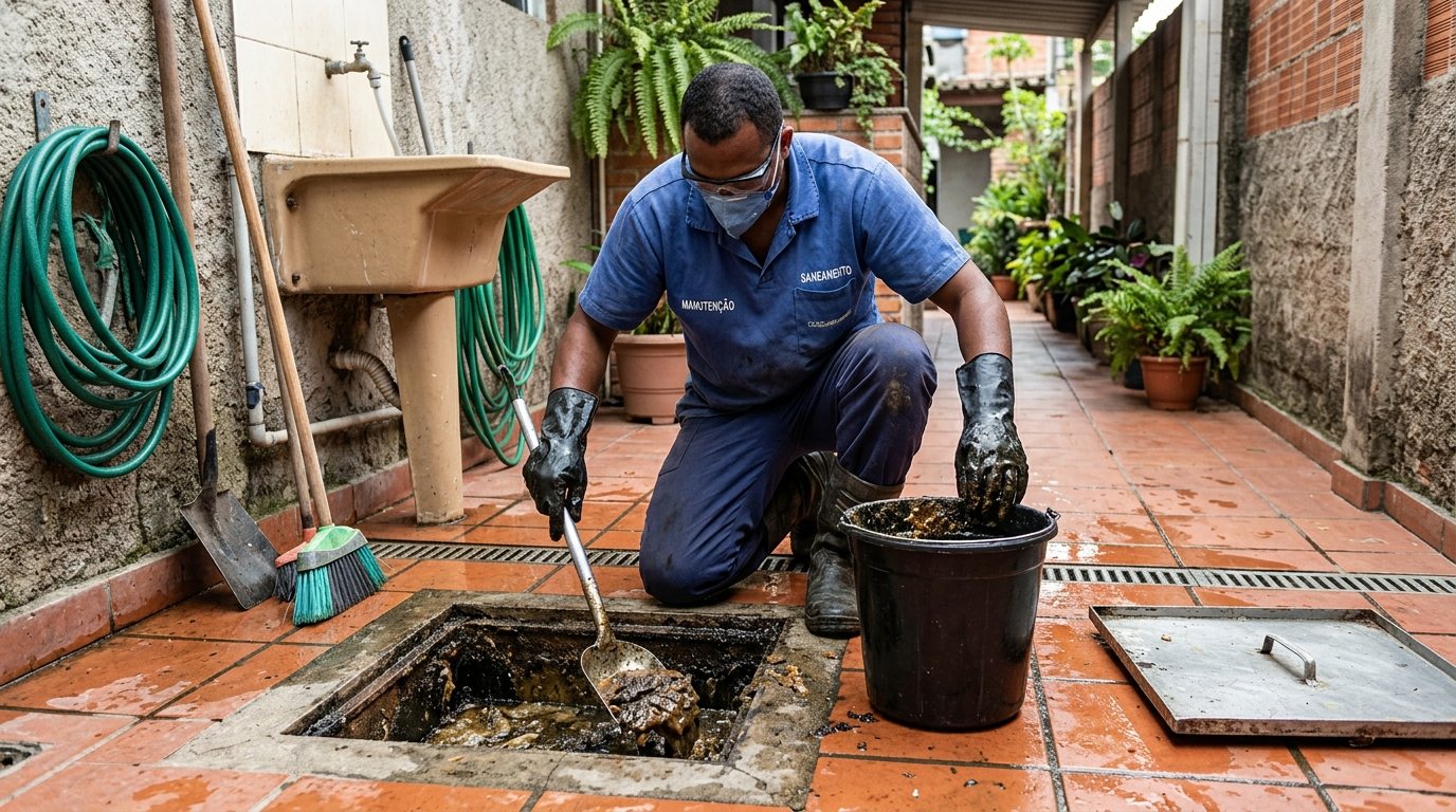 Limpeza de Caixa de Gordura Comercial em Canoas‑RS
