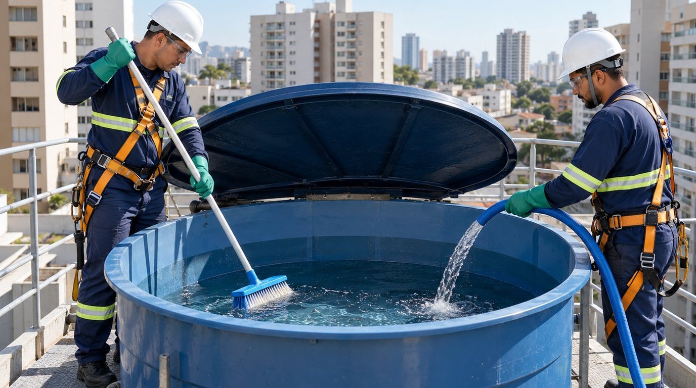 Reservatório de Condomínio em Canoas‑RS